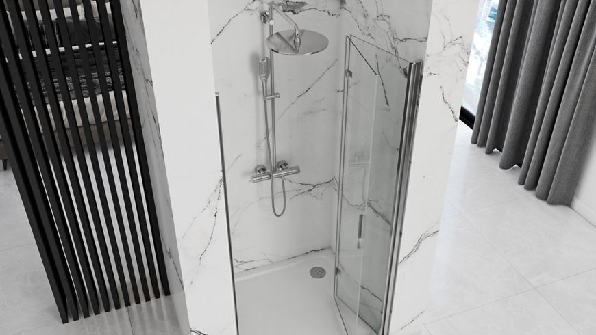 Душові двері REA MOLIER 80 CHROME REA-K6367 фото