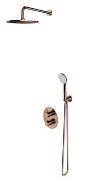 Душова система з термостатом Omnires Y copper (SYSYT05CP) SYSYT05CP фото