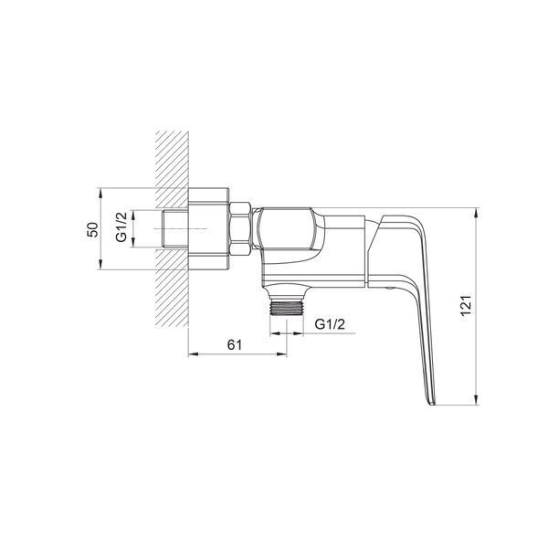 TERA змішувач для душу 8cfa886e-4e50-11ef-bb6b-a0423f42a789 фото