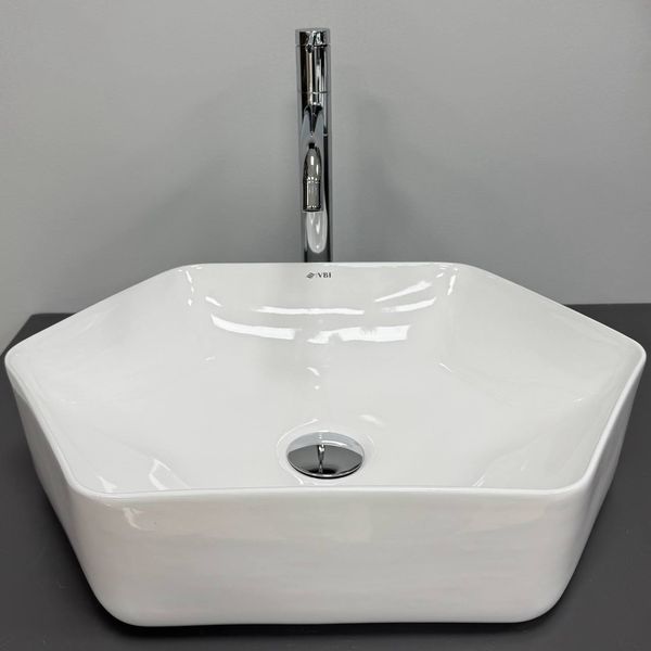 Умивальник (раковина) VBI QUAGLIO WHITE накладний VBI-012622 фото