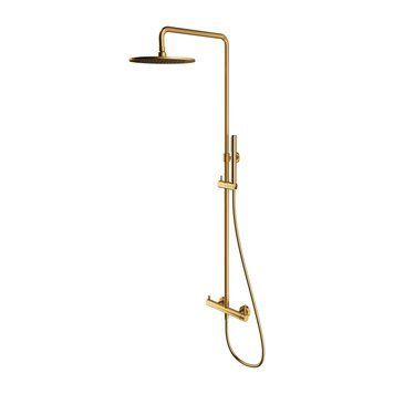 Душова система з термостатом Omnires Y brushed gold (Y1244MGLB) Y1244MGLB фото