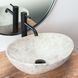 Умивальник (раковина) REA SOFIA LIGHT STONE MATT сірий накладний REA-U0165 фото 2