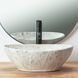 Умивальник (раковина) REA SOFIA LIGHT STONE MATT сірий накладний REA-U0165 фото 3