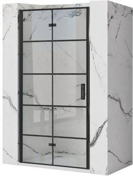 Душові двері REA MOLIER 80 BLACK REA-K8537 фото