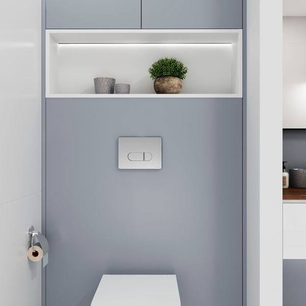 Інсталяція Koller Pool Dune 1200SL + Orion Cosmo Chrome панель змиву + підвісний унітаз Round Smart з сидінням Soft-close ( змив Tornado 3,0 ) 9f354e09-2e1f-11ef-bb6b-a0423f42a789 фото