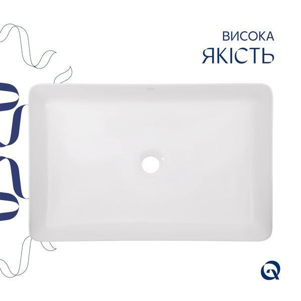 Раковина-чаша Qtap Tern 600x400x110 White QT171180841W QT171180841W фото