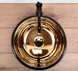 Умивальник (раковина) REA LUNA BLACK MATT GOLD накладний * REA-U3306 фото 4