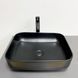 Умивальник (раковина) VBI PALERMO BLACK MATT накладний VBI-012310 фото 2