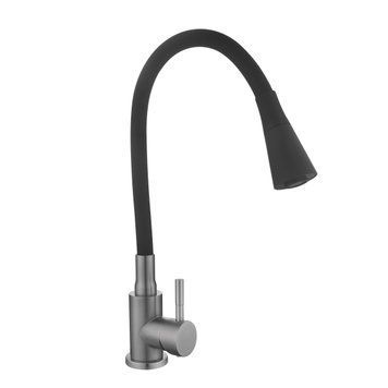Смеситель для кухни Lidz Aria 015F31 (k35) с гибким изливом LDARI015F31BGRP49566 Graphite/Black SD00055690 фото