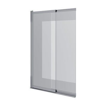 Шторка на ванну двоелементна Style 1000х1500мм chrome, скло 6мм clear d596490d-8af5-11ef-bb6c-a0423f42a789 фото