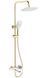 Душовий гарнітур REA MELIA GOLD WHITE з виливом REA-P2406 фото 3