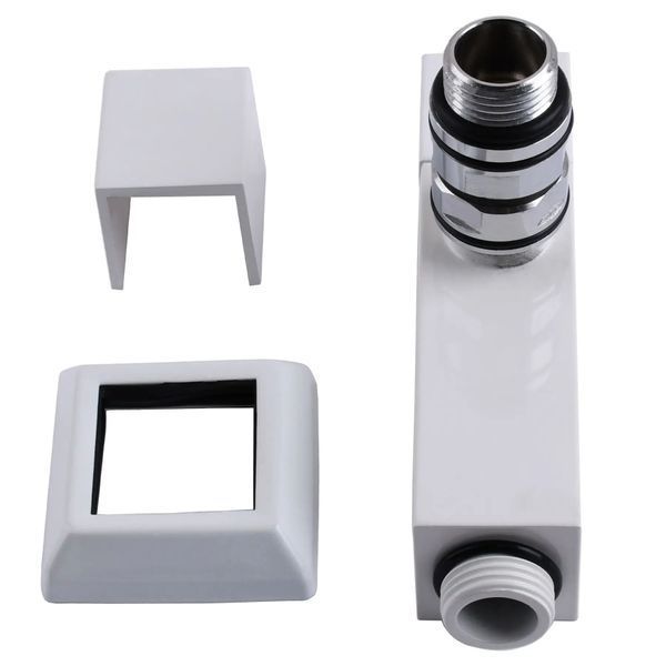 Крани кубічні SOLOMON LUX 1/2&Prime; CUBE WHITE 8888 (2шт.) 104354 фото