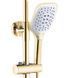 Душовий гарнітур REA MELIA GOLD WHITE з виливом REA-P2406 фото 5
