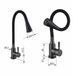 Смеситель для кухни Lidz Aria 015F31 (k35) с гибким изливом LDARI015F31BGRP49566 Graphite/Black SD00055690 фото 2