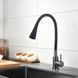 Смеситель для кухни Lidz Aria 015F31 (k35) с гибким изливом LDARI015F31BGRP49566 Graphite/Black SD00055690 фото 9