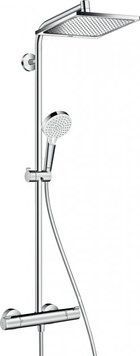 CROMETTA E 240 1jet Showerpipe, душова система з термостатом хром 72745 фото