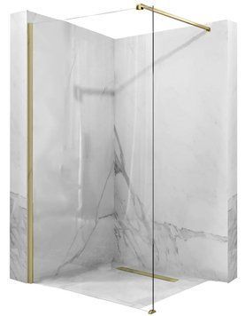 Душова стінка REA AERO 110 BRUSHED GOLD REA-K9840 фото