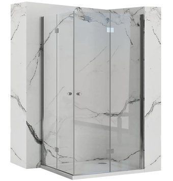 Душова кабіна REA FOLD N2 70x80 CHROME REA-K7444 + REA-K7443 фото