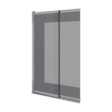Шторка на ванну двоелементна Style 1000х1500мм chrome, скло 6мм europe grey d596490f-8af5-11ef-bb6c-a0423f42a789 фото
