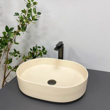 Умивальник (раковина) VBI VERONA 50 BEIGE MATT накладний VBI-011305 фото