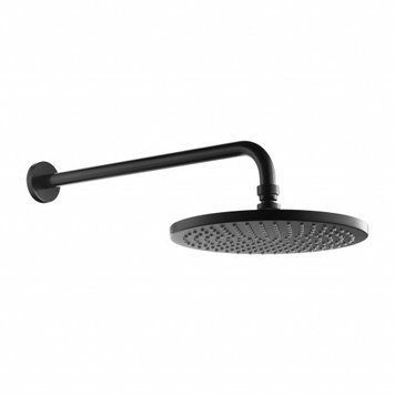 верхній душ Omnires black 25 cm (WGSET1BL) WGSET1BL фото