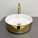 Умивальник (раковина) VBI PRATO GOLD WHITE накладний VBI-011415 фото 4