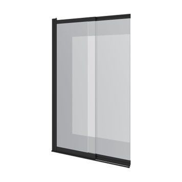 Шторка на ванну двоелементна Style 1000х1500мм black matt, скло 6мм clear d5964911-8af5-11ef-bb6c-a0423f42a789 фото