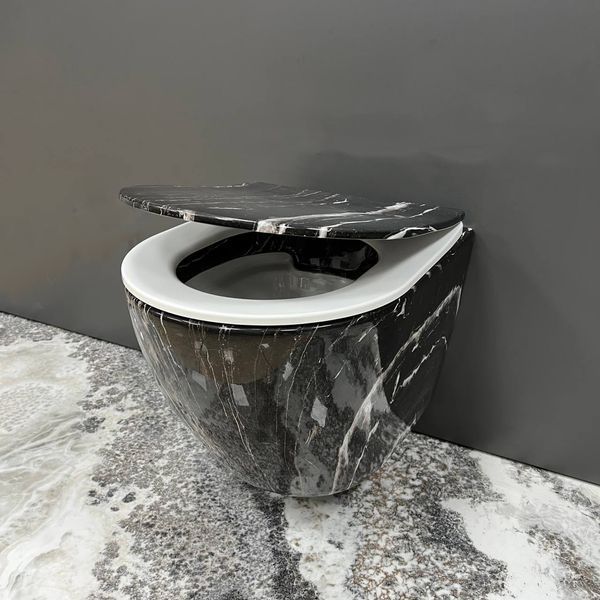 Підвісний унітаз VBI VULCANO BLACK ONYX VBI-020403 фото