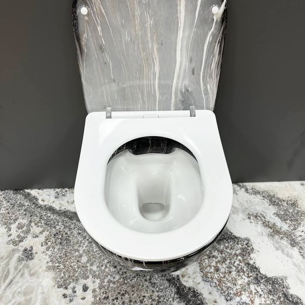 Підвісний унітаз VBI VULCANO BLACK ONYX VBI-020403 фото