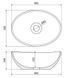 Умивальник (раковина) MEXEN ELZA SHINY MARBLE накладний MEX-21014081 фото 3