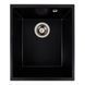 Гранітна кухонна мийка матова PLATINUM ROXY 3744 Чорна SP000045344 фото 1
