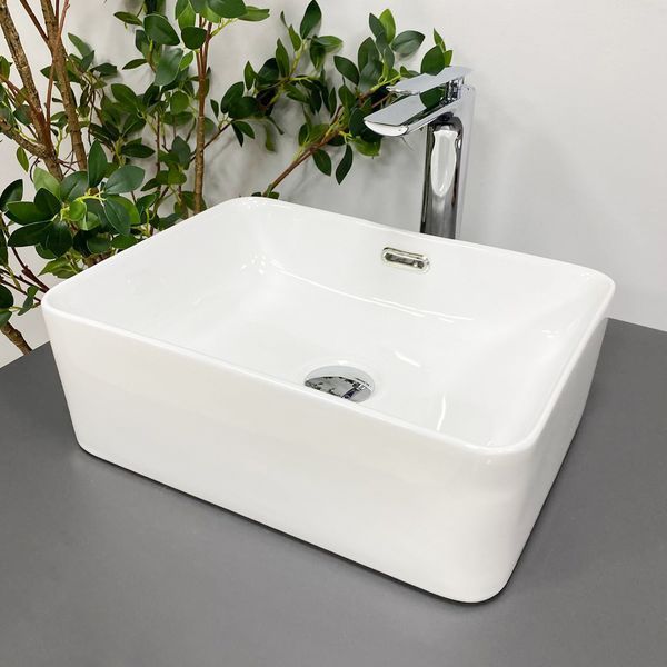 Умивальник (раковина) VBI ARABBA S WHITE накладний VBI-013500 фото