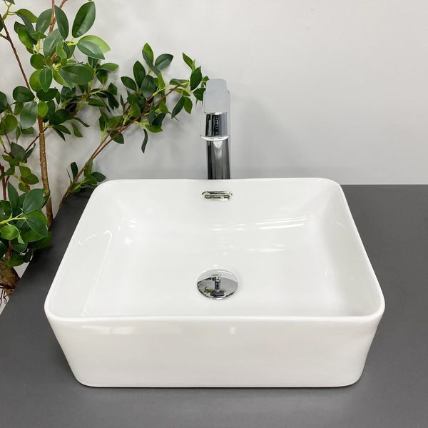 Умивальник (раковина) VBI ARABBA S WHITE накладний VBI-013500 фото