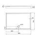 Lidz Душовий піддон KAPIELKA ST100x80х14 низький, прямокутний, діаметр зливу 52 мм, забезпечує зручність та функціональність. Ідеальний вибір для створення комфортного простору у ванній кімнаті. LKAST1008014 фото 2