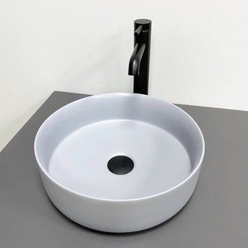 Умивальник (раковина) VBI PRATO LIGHT GREY MATT накладний VBI-011413 фото