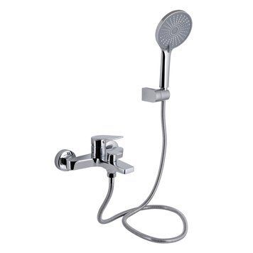 Змішувач для ванни Qtap Stenava New (з душовим гарнітуром) QTSTE259CRM45537 Chrome QTSTE259CRM45537 фото