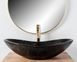 Умивальник (раковина) REA ROYAL 60 BLACK MARBLE MATТ накладний REA-U7478 фото 3