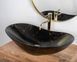 Умивальник (раковина) REA ROYAL 60 BLACK MARBLE MATТ накладний REA-U7478 фото 5