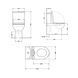 Унітаз-компакт Qtap Robin Ultra Quiet безободковий з сидінням Soft-close QT13226089AW QT13226089AW фото 2