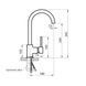 Смеситель для кухни Lidz Aria 015F (k35) LDARI015FGRP49559 Graphite SD00055683 фото 2