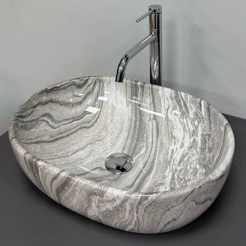 Умивальник (раковина) VBI MODENA S GREY ONYX накладний VBI-012009 фото