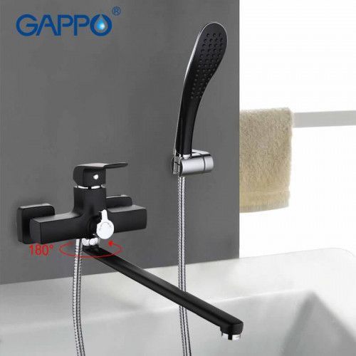 Змішувач для ванни GAPPO G2250, чорний G2250 фото