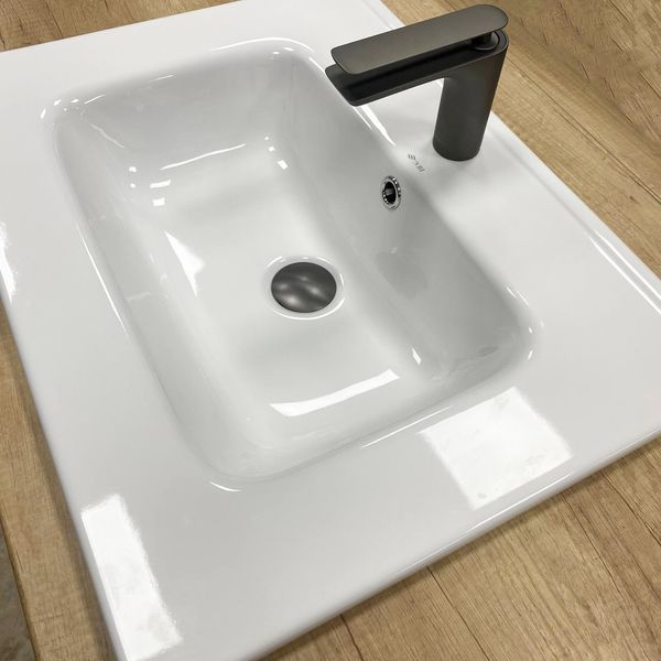 Умивальник (раковина) VBI MORTARA 60 WHITE врізний VBI-018040 фото