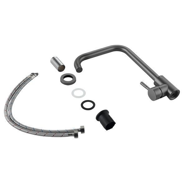 Смеситель для кухни Lidz Aria 015F1 (k35) LDARI015F1GRP49558 Graphite SD00055682 фото
