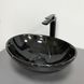 Умивальник (раковина) VBI PARMA BLACK MARMO GLOSSY накладний VBI-011023 фото 1