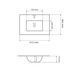 Умивальник (раковина) VBI MORTARA 60 WHITE врізний VBI-018040 фото 4