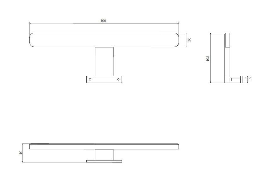 LED підсвічування Alpha LUX 7.0 W, хром АР000039885 фото