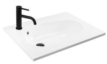 Умивальник (раковина) REA SELENA 60 WHITE врізний білий REA-U6020 фото