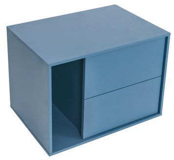 LINEA Тумба приліжкова "002-MARITIME-BLUE-MATT" права АР000058654 фото