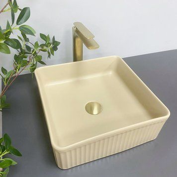 Умивальник (раковина) VBI BOLZANO BEIGE MATT накладний VBI-013802 фото